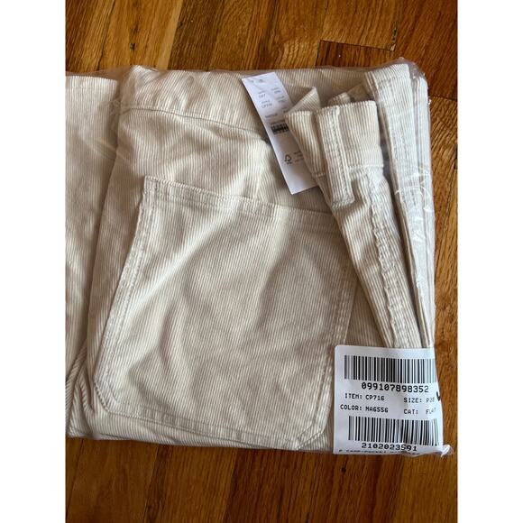 J. Crew camp-pocket wide-leg pant in stretch corduroy Pale Bone NWT size 28P - Picture 8 of 8